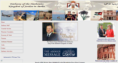 Desktop Screenshot of jordanembassy.de