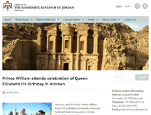 Tablet Screenshot of jordanembassy.be